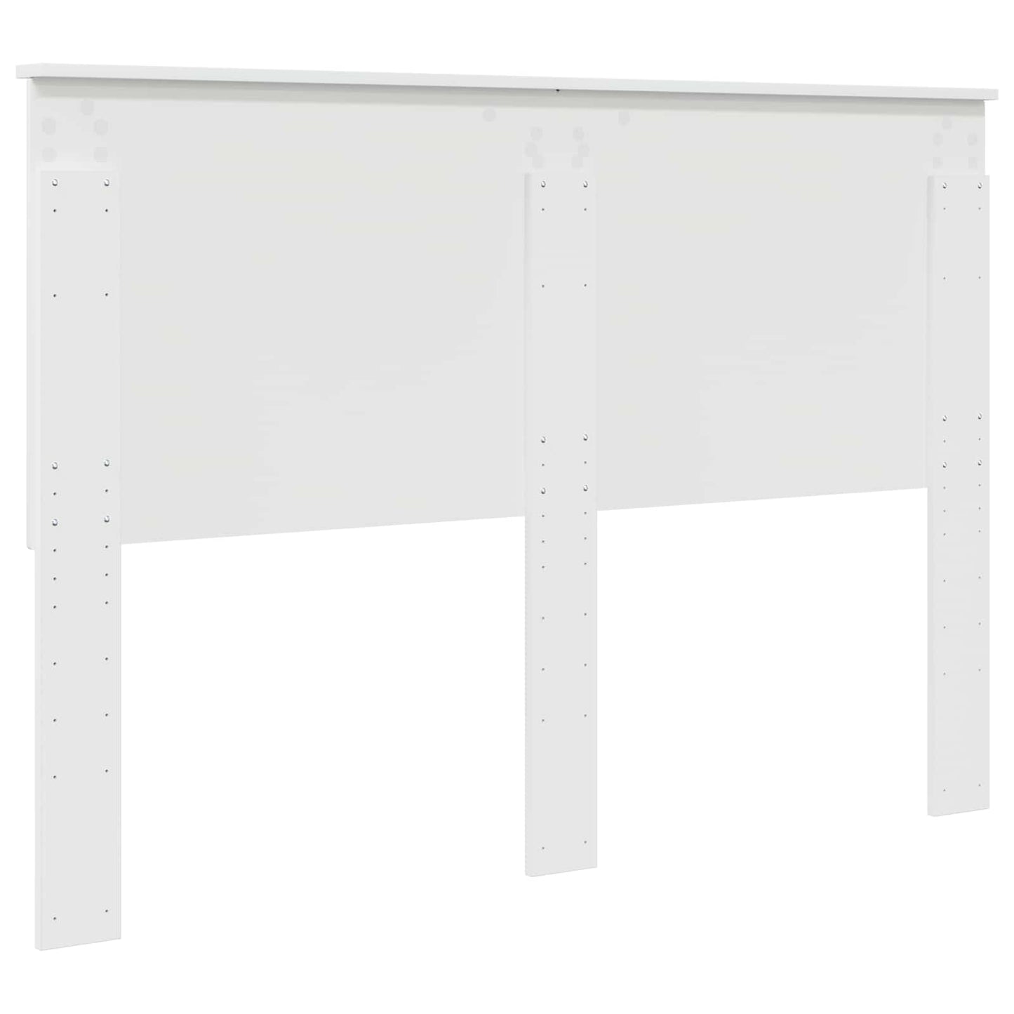 Čelo Postele Lesklá Bílá 100 Cm Dřevěný Materiál