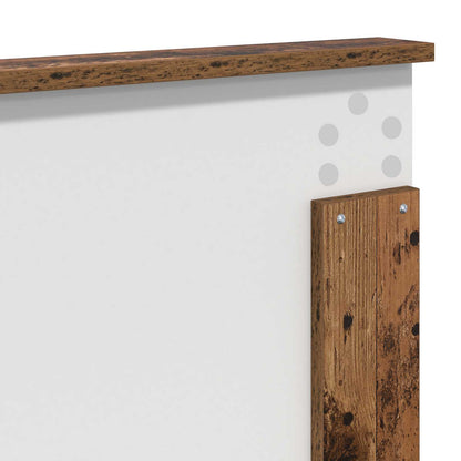 Čelo Postele Staré Dřevo 100 Cm Dřevěný Materiál