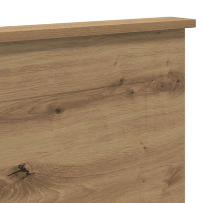 Čelo Postele Řemeslný Dub Dřevěný Materiál