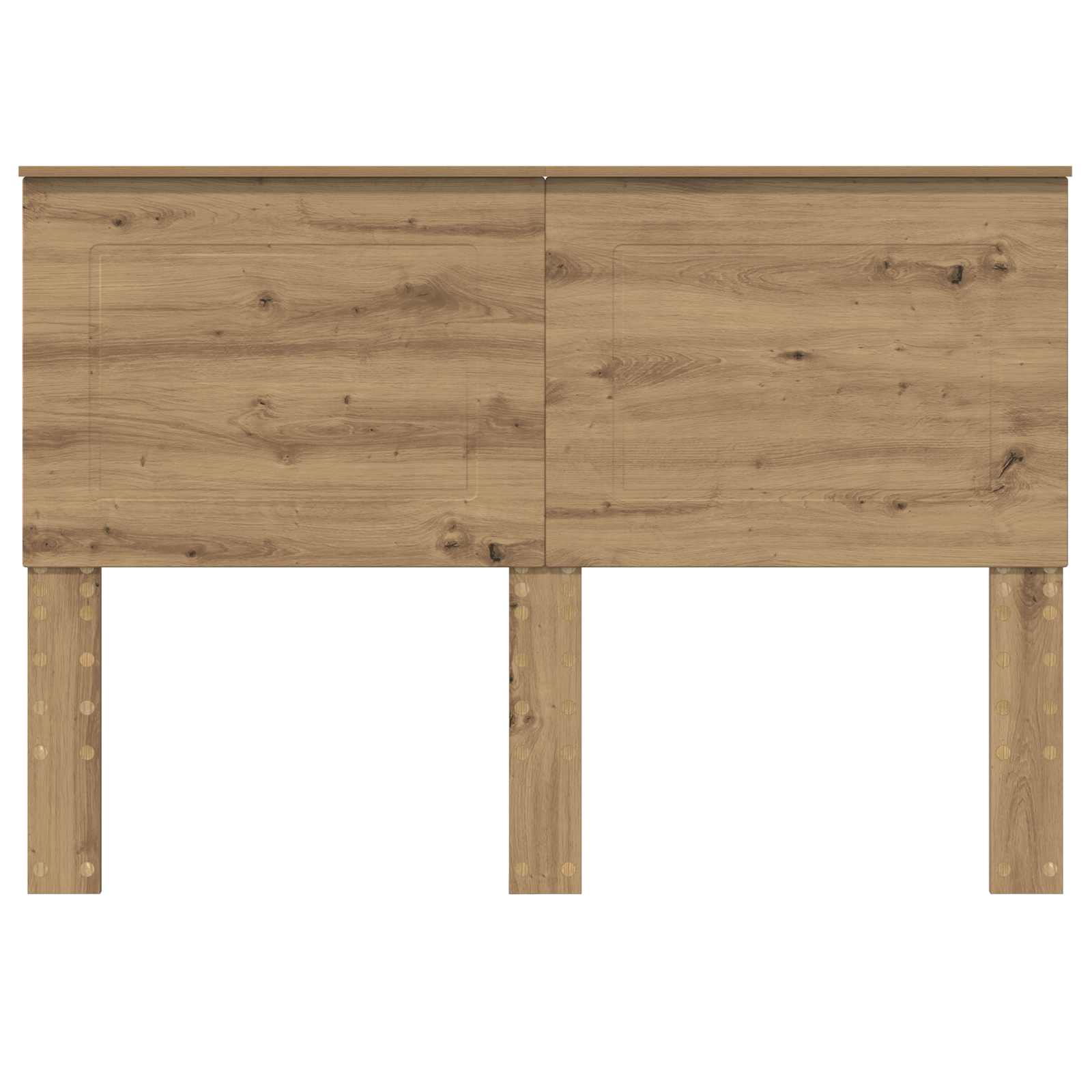Čelo Postele Řemeslný Dub Dřevěný Materiál