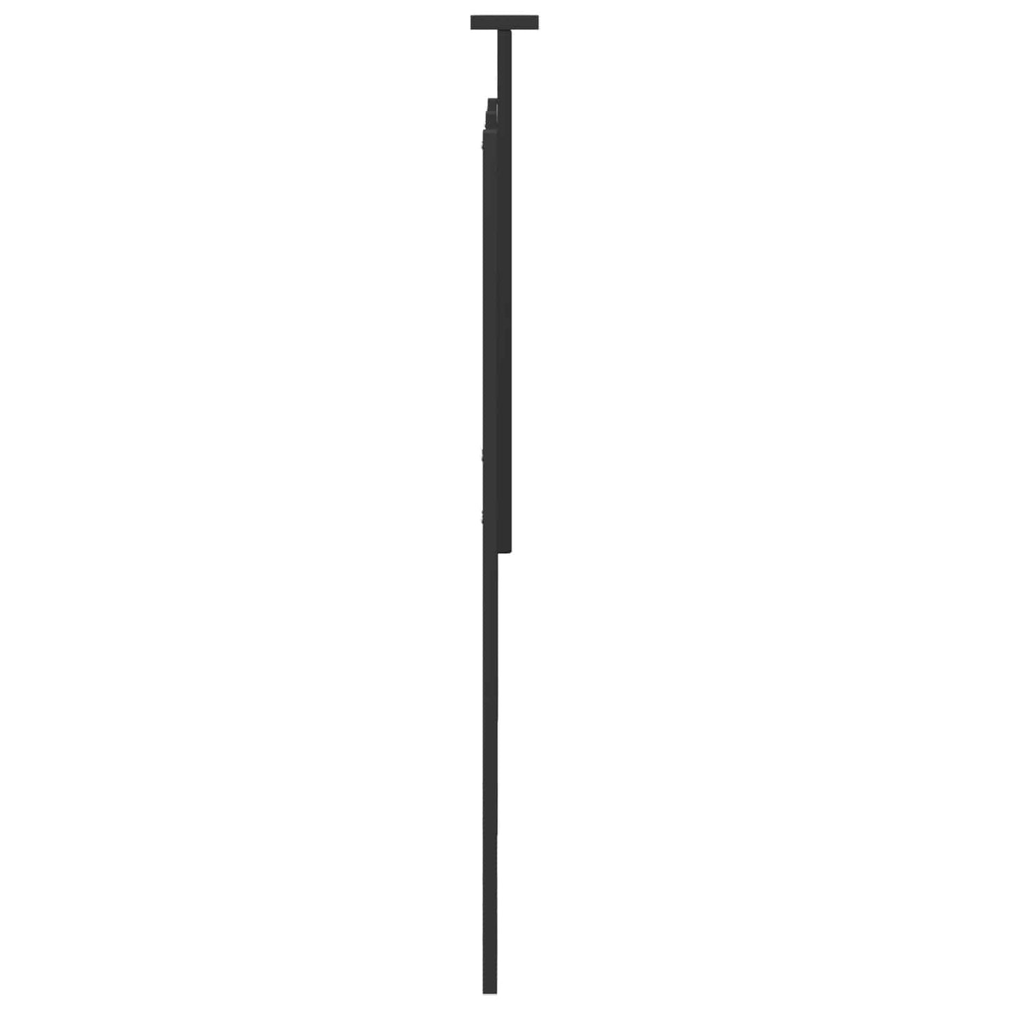 Čelo Postele Černý Dub 100 Cm Dřevěný Materiál