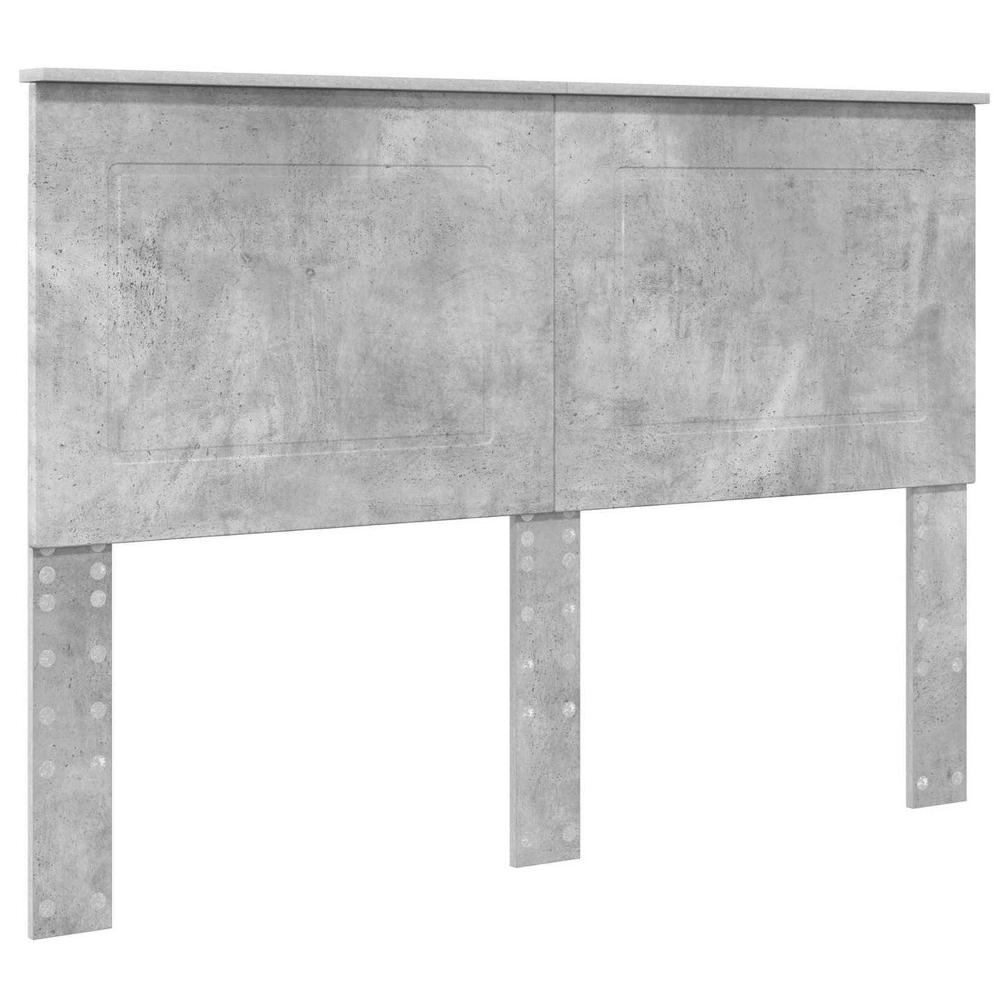 Čelo Postele Betonově Šedá 100 Cm Dřevěný Materiál