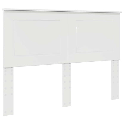Čelo Postele Lesklá Bílá 100 Cm Dřevěný Materiál