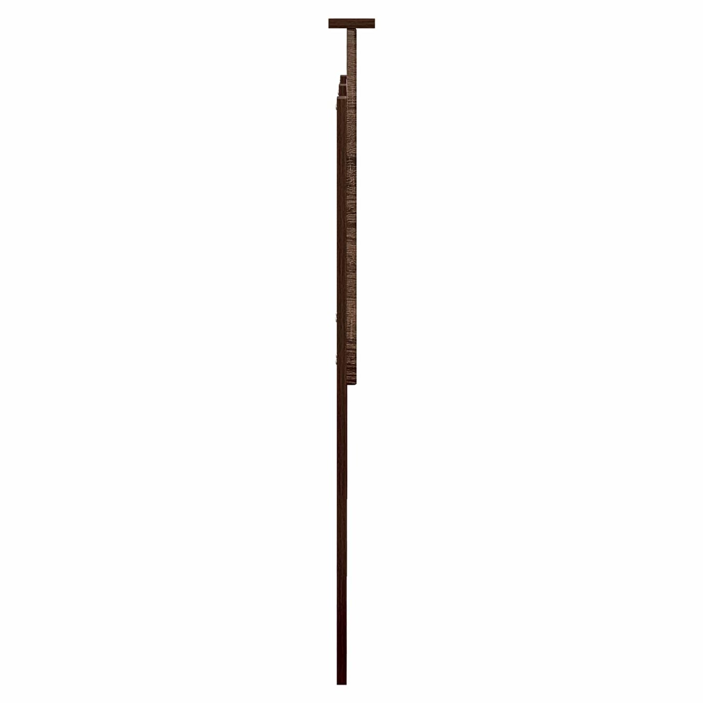 Čelo Postele Hnědý Dub 100 Cm Dřevěný Materiál
