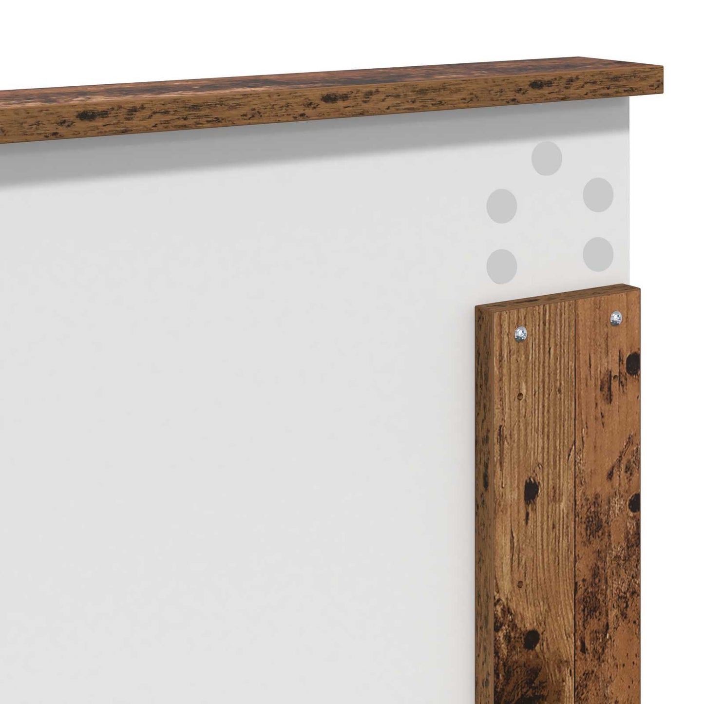 Čelo Postele Staré Dřevo 100 Cm Dřevěný Materiál