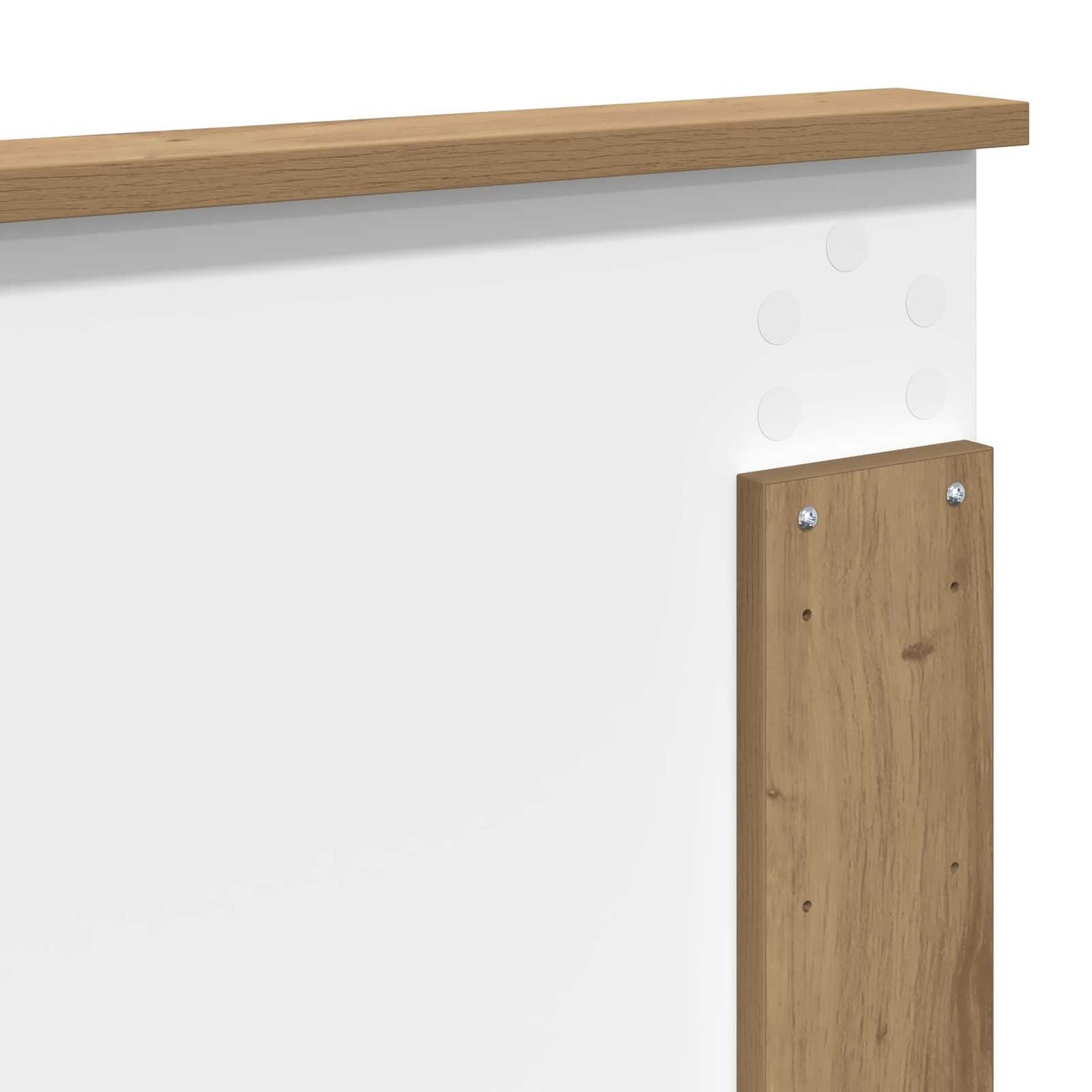 Čelo Postele Řemeslný Dub Dřevěný Materiál