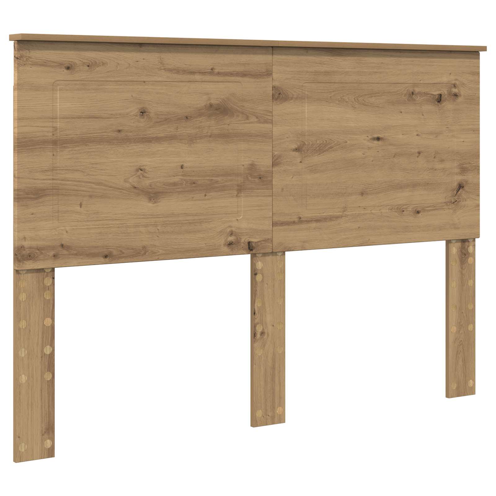 Čelo Postele Řemeslný Dub Dřevěný Materiál