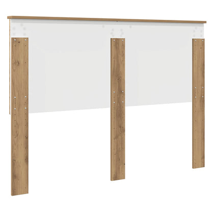 Čelo Postele Řemeslný Dub Dřevěný Materiál