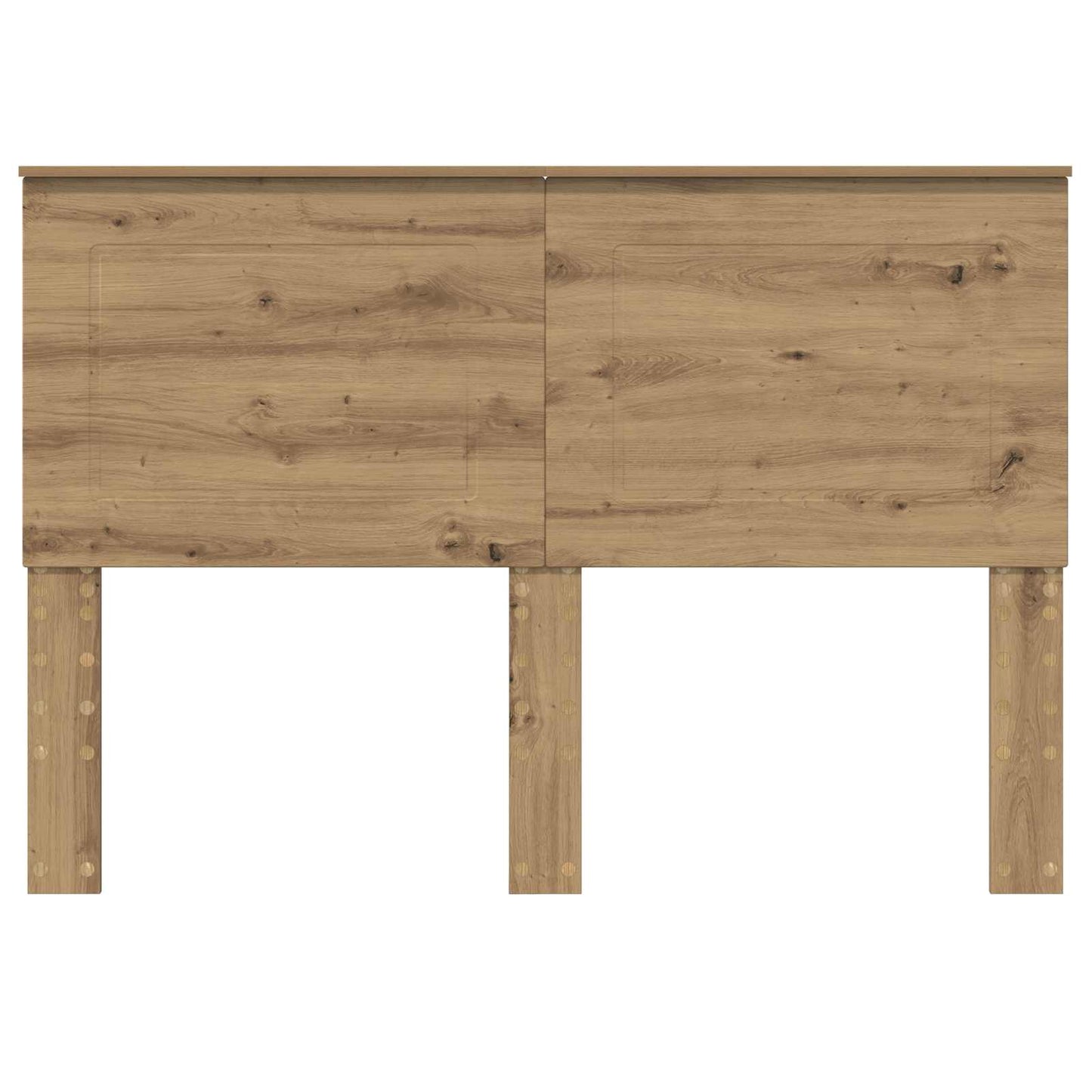 Čelo Postele Řemeslný Dub Dřevěný Materiál