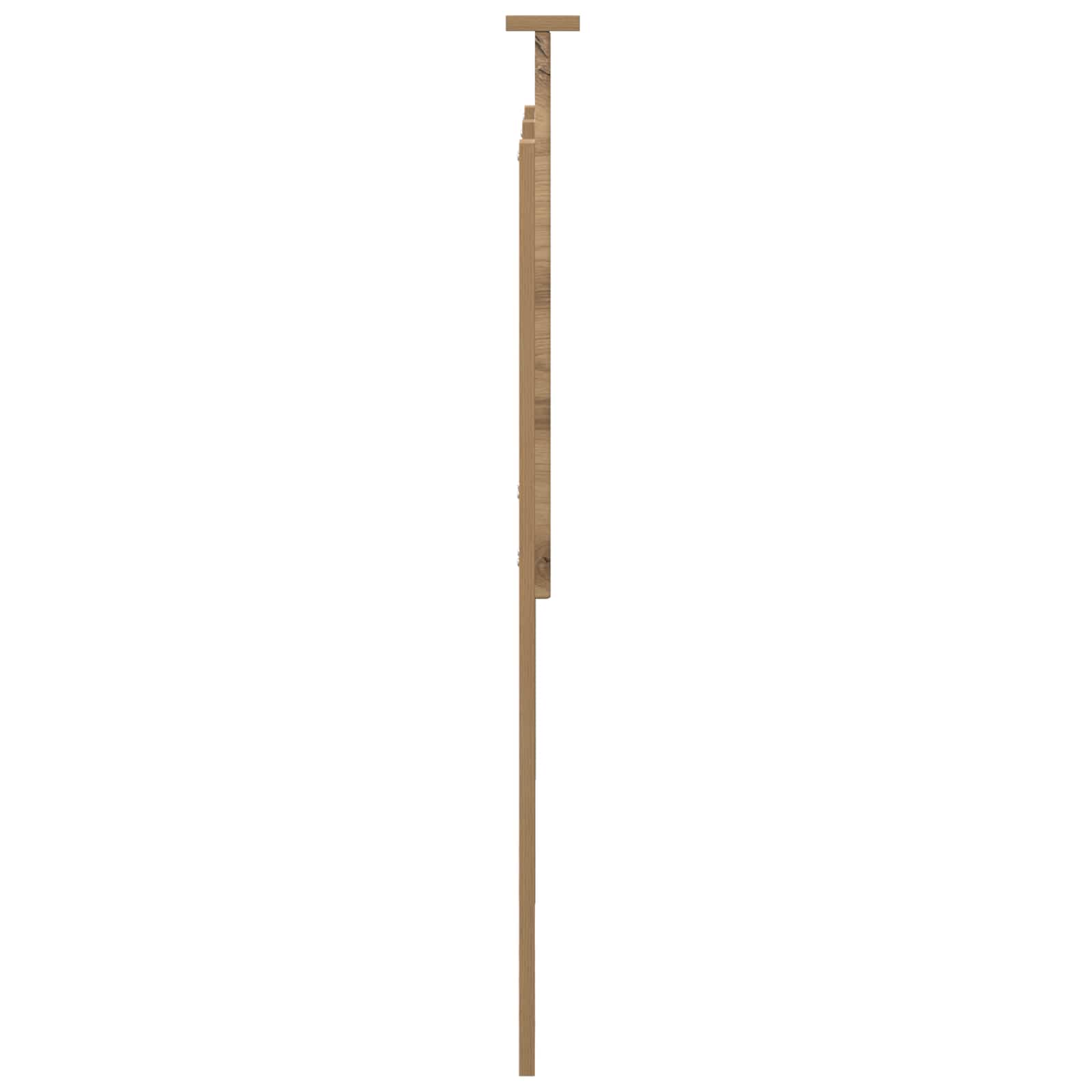 Čelo Postele Řemeslný Dub Dřevěný Materiál