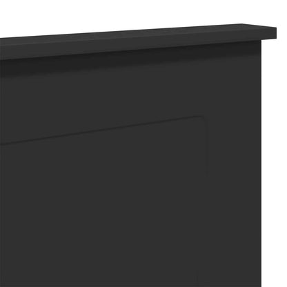 Čelo Postele Černý Dub 100 Cm Dřevěný Materiál
