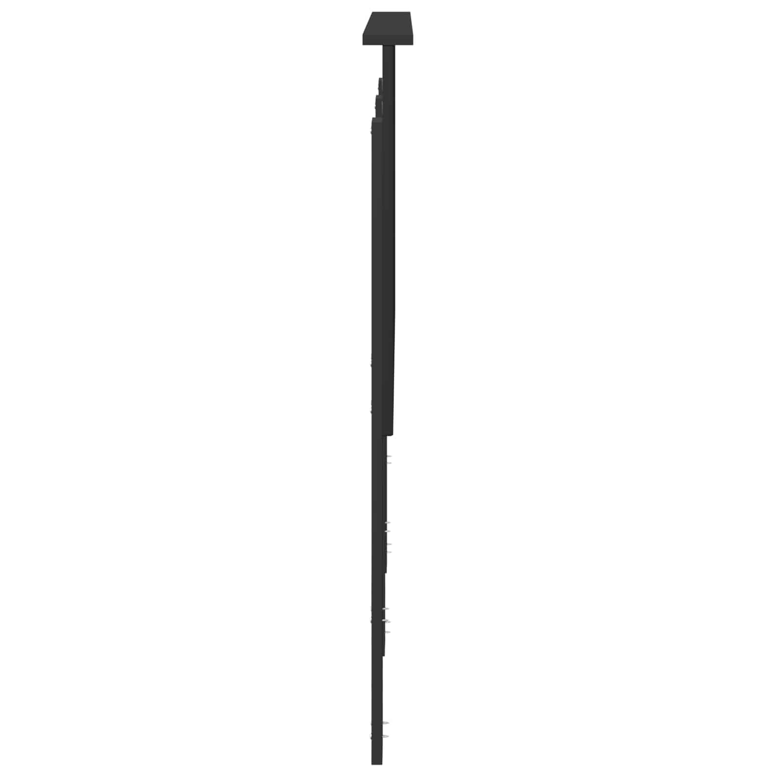 Čelo Postele Černý Dub 100 Cm Dřevěný Materiál