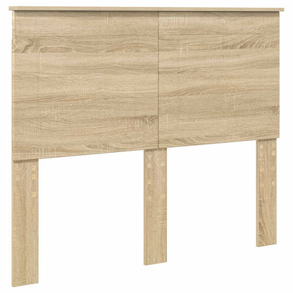 Čelo Postele Sonoma Dub Dřevěný Materiál