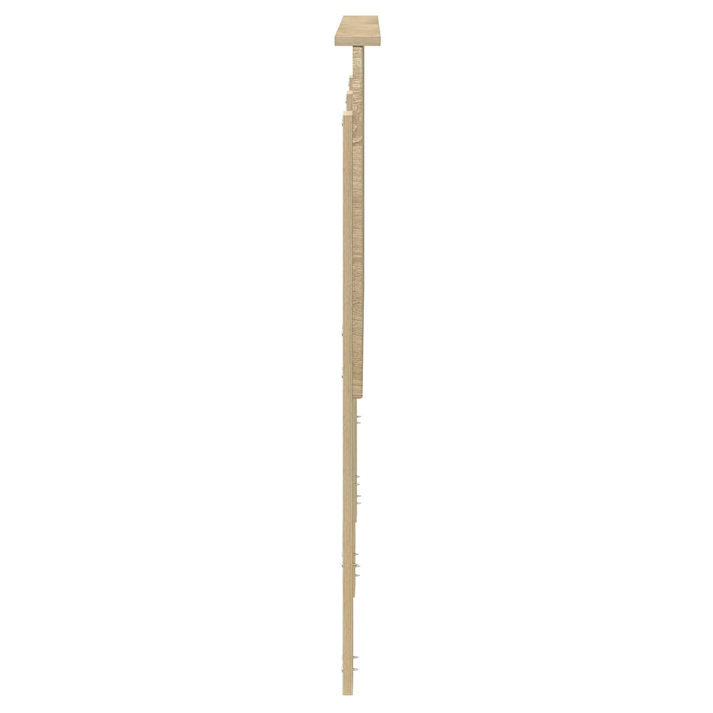 Čelo Postele Sonoma Dub Dřevěný Materiál