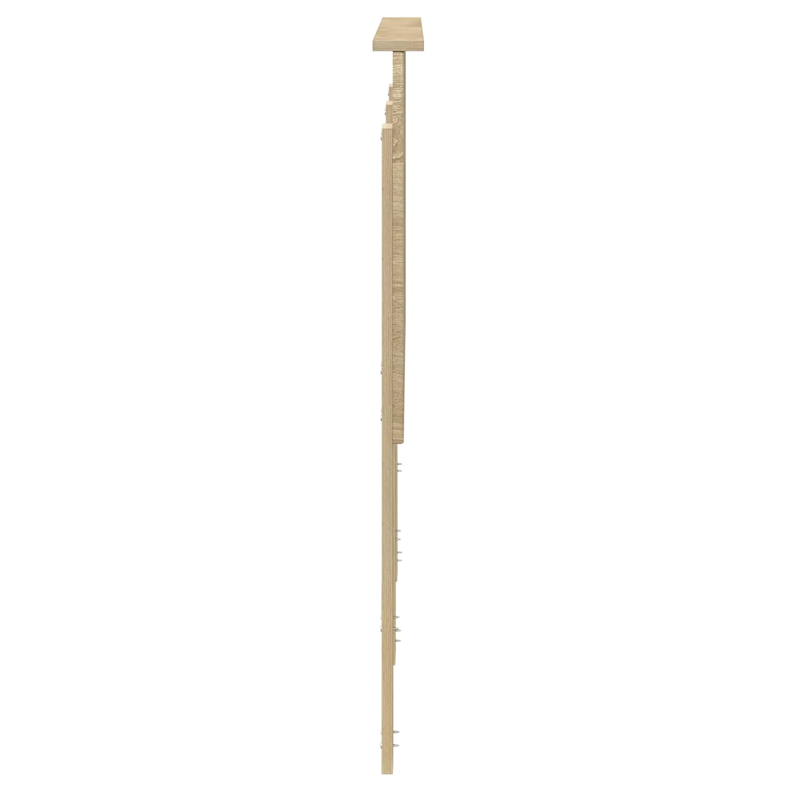 Čelo Postele Sonoma Dub Dřevěný Materiál