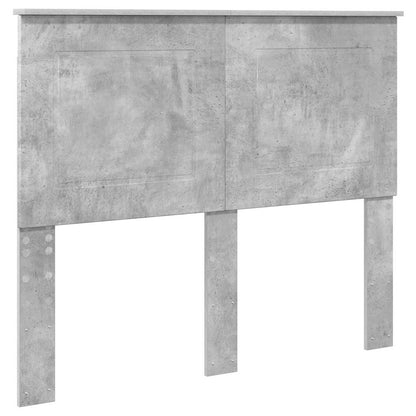 Čelo Postele Betonově Šedá 100 Cm Dřevěný Materiál