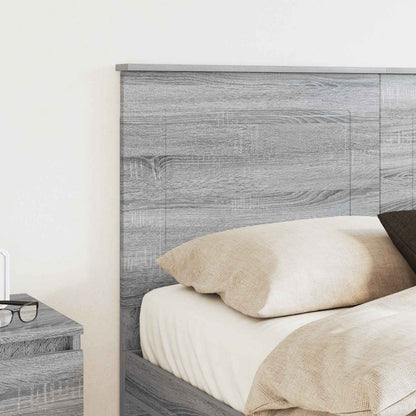 Čelo Postele Šedá Sonoma 100 Cm Dřevěný Materiál