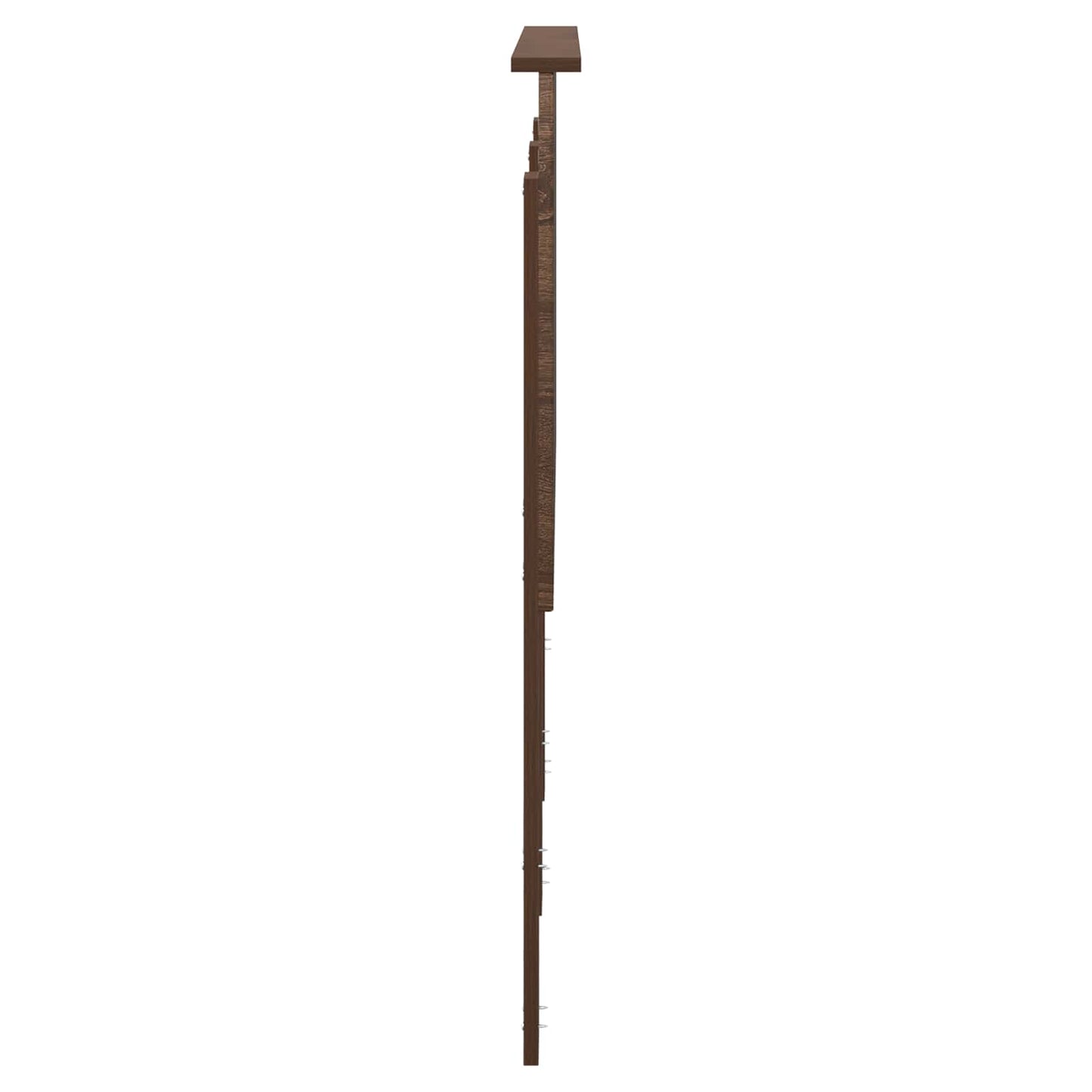 Čelo Postele Hnědý Dub 100 Cm Dřevěný Materiál