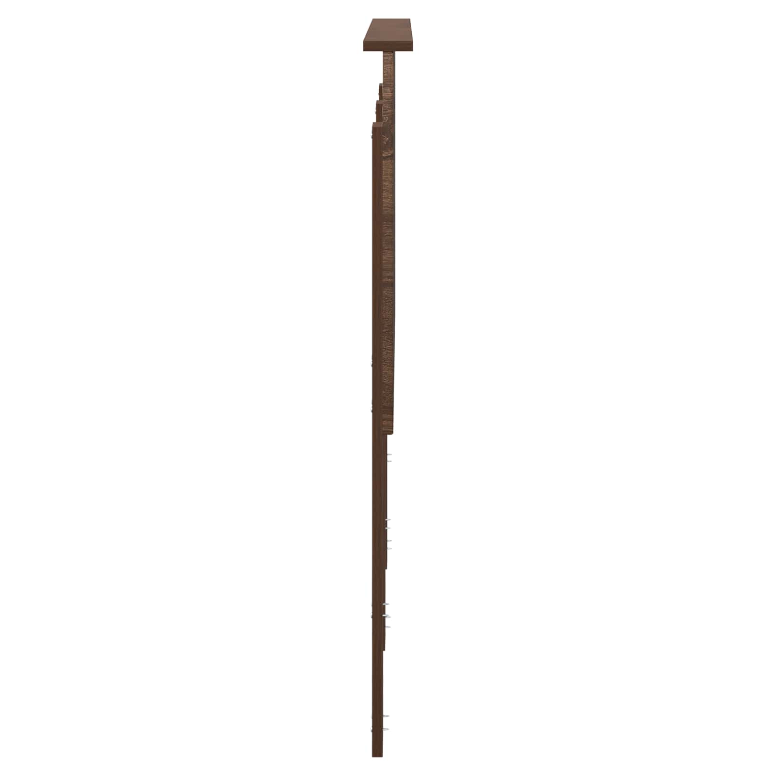 Čelo Postele Hnědý Dub 100 Cm Dřevěný Materiál