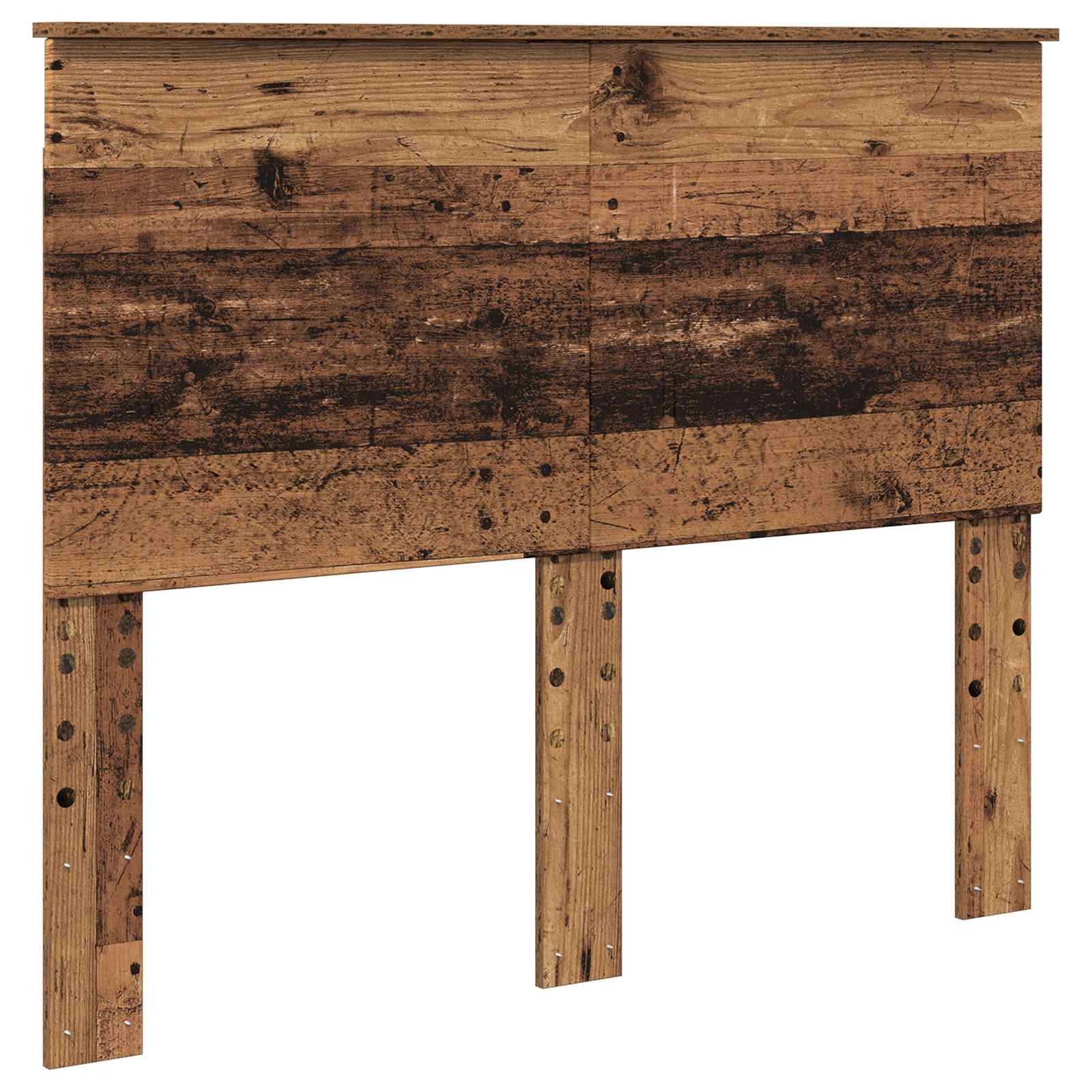 Čelo Postele Staré Dřevo 138 X 7 X 100 Cm Dřevěný Materiál