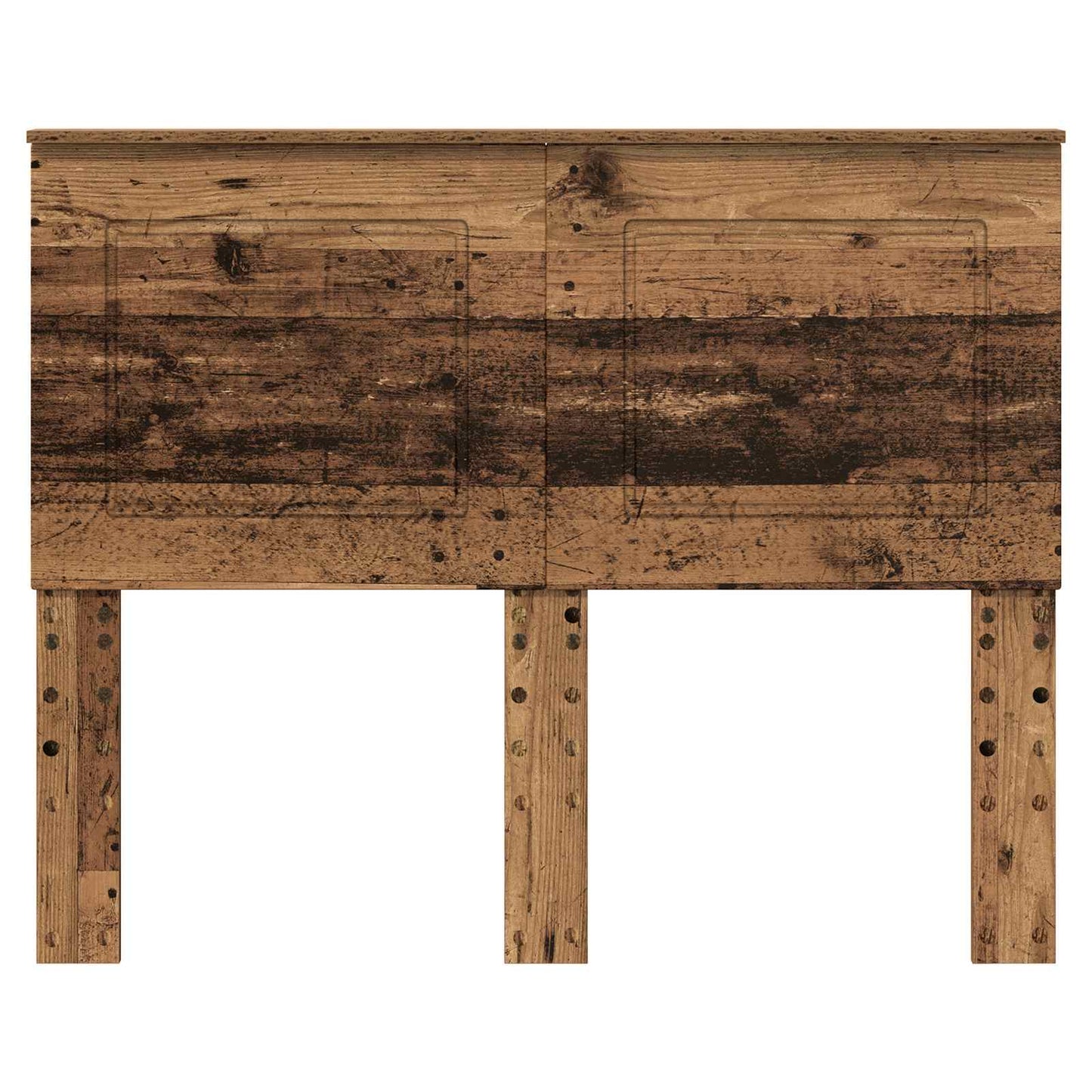 Čelo Postele Staré Dřevo 138 X 7 X 100 Cm Dřevěný Materiál