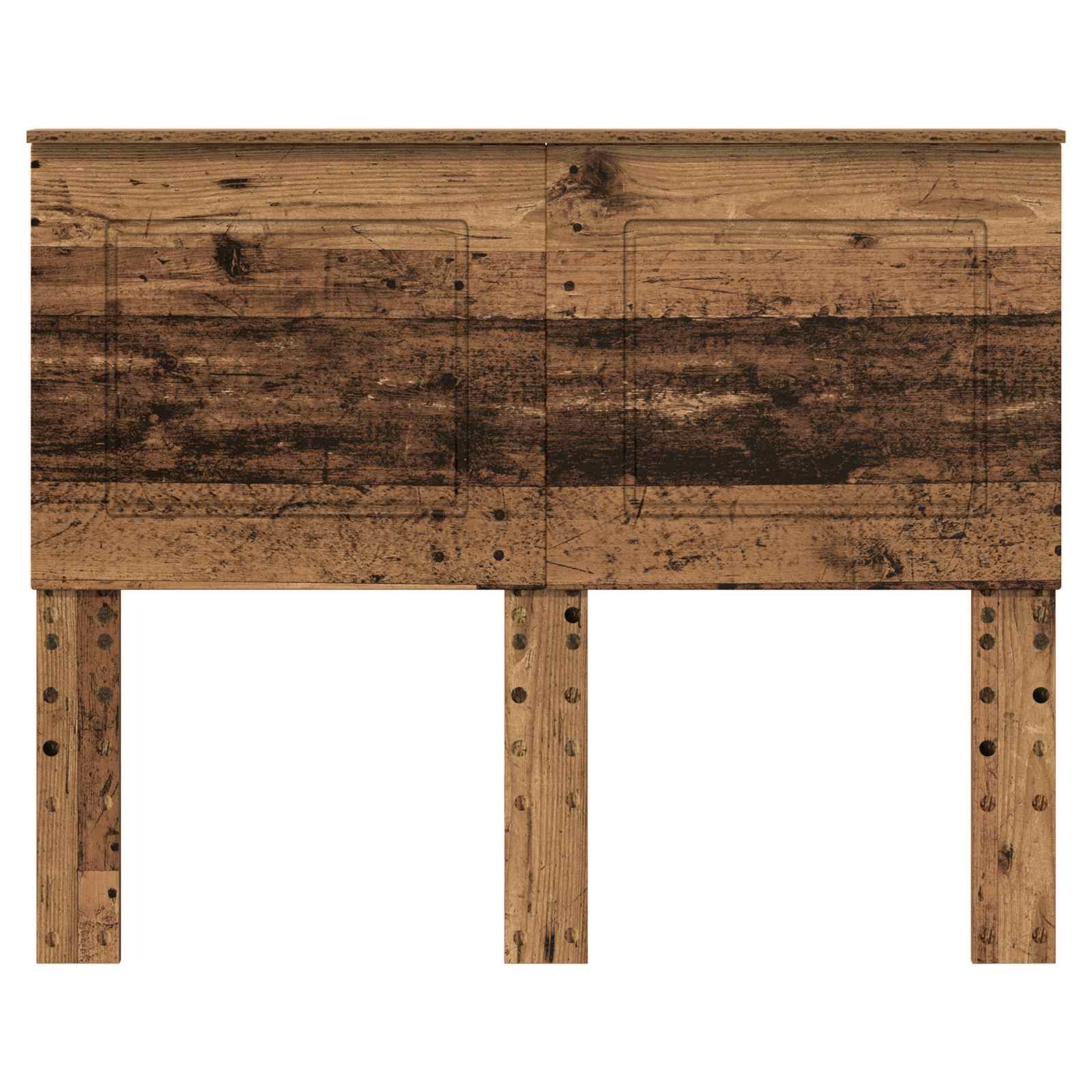 Čelo Postele Staré Dřevo 138 X 7 X 100 Cm Dřevěný Materiál