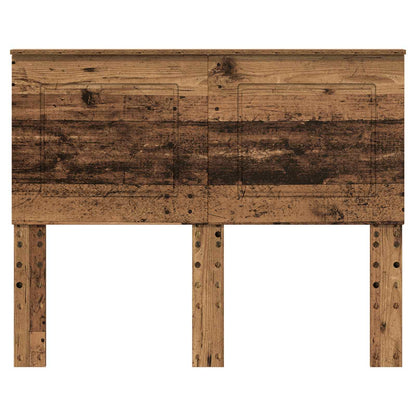 Čelo Postele Staré Dřevo 138 X 7 X 100 Cm Dřevěný Materiál