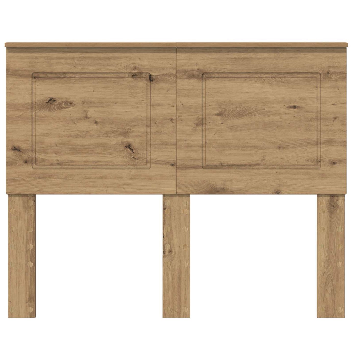 Čelo Postele Řemeslný Dub Dřevěný Materiál