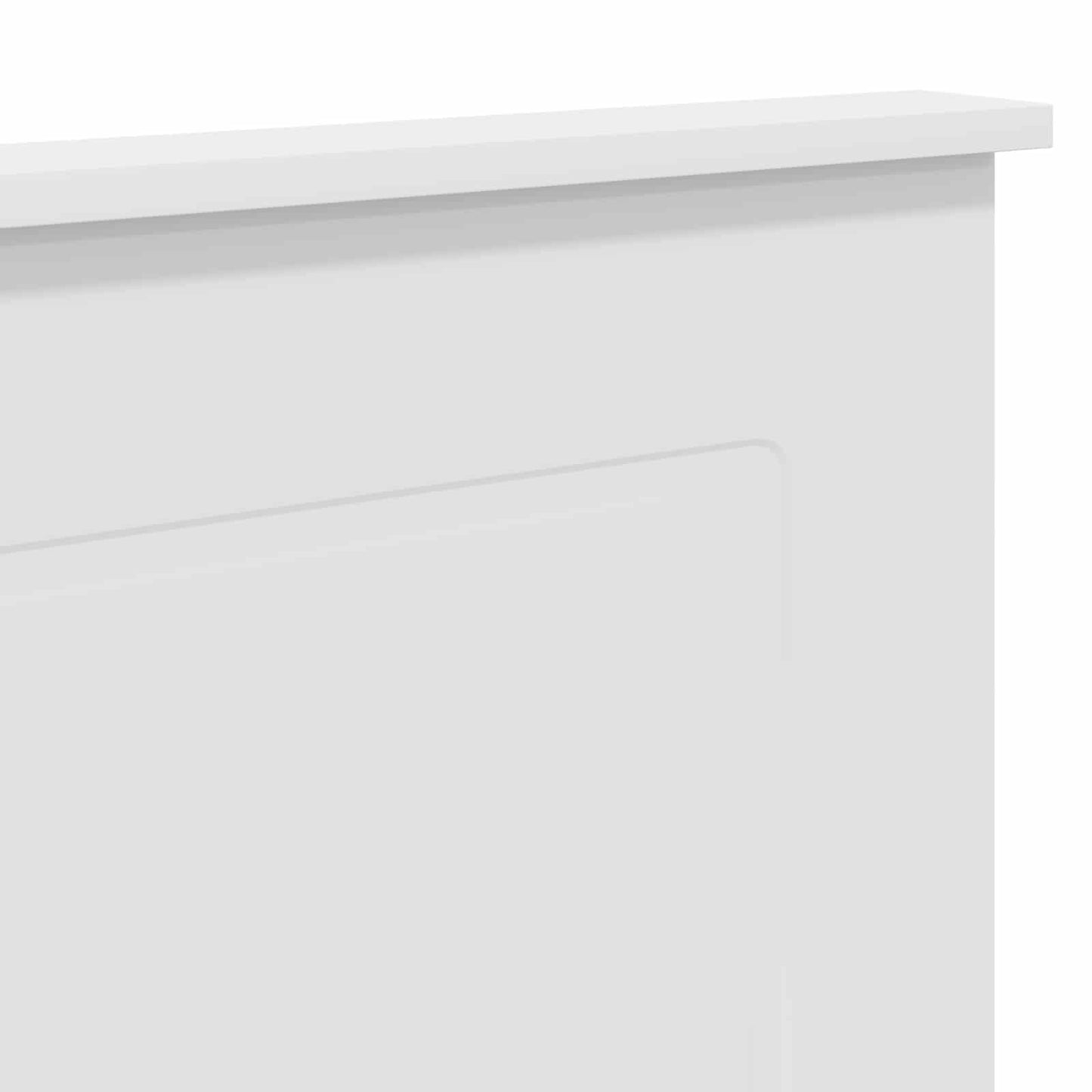 Čelo Postele Bílý 100 Cm Dřevěný Materiál