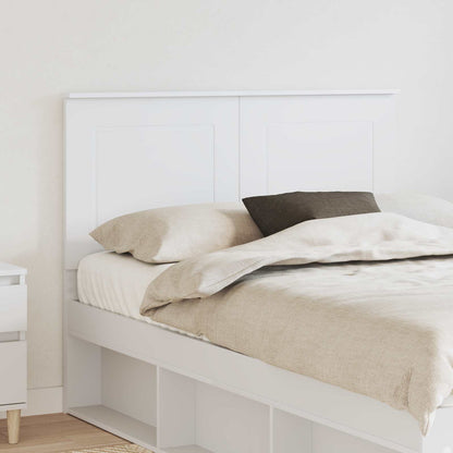 Čelo Postele Bílý 100 Cm Dřevěný Materiál