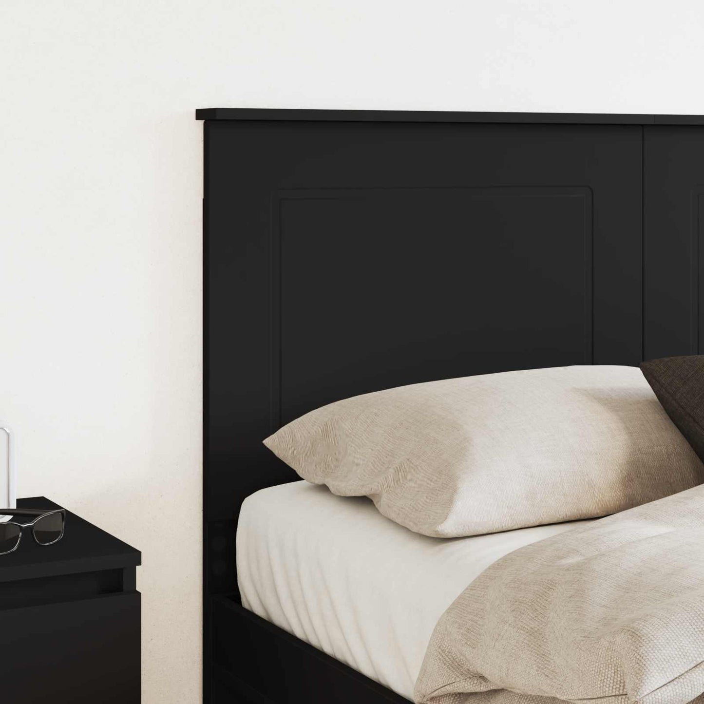 Čelo Postele Černý Dub 100 Cm Dřevěný Materiál