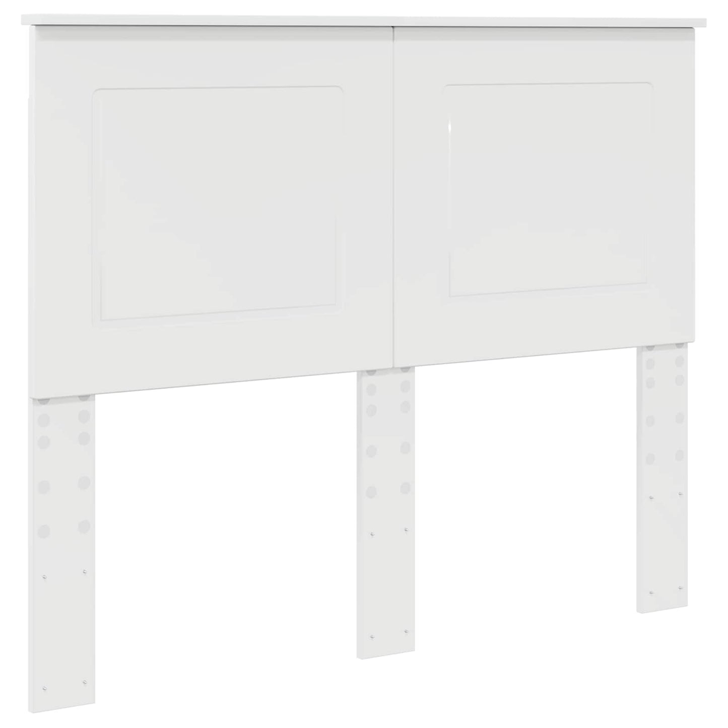 Čelo Postele Lesklá Bílá 100 Cm Dřevěný Materiál