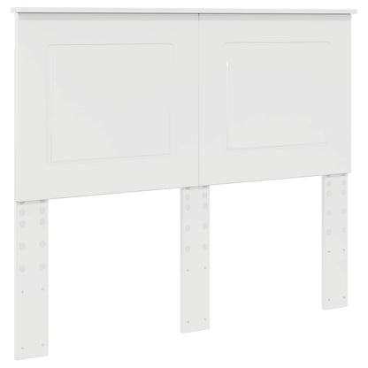 Čelo Postele Lesklá Bílá 100 Cm Dřevěný Materiál