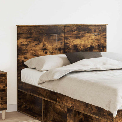 Čelo Postele Uzený Dub 100 Cm Dřevěný Materiál