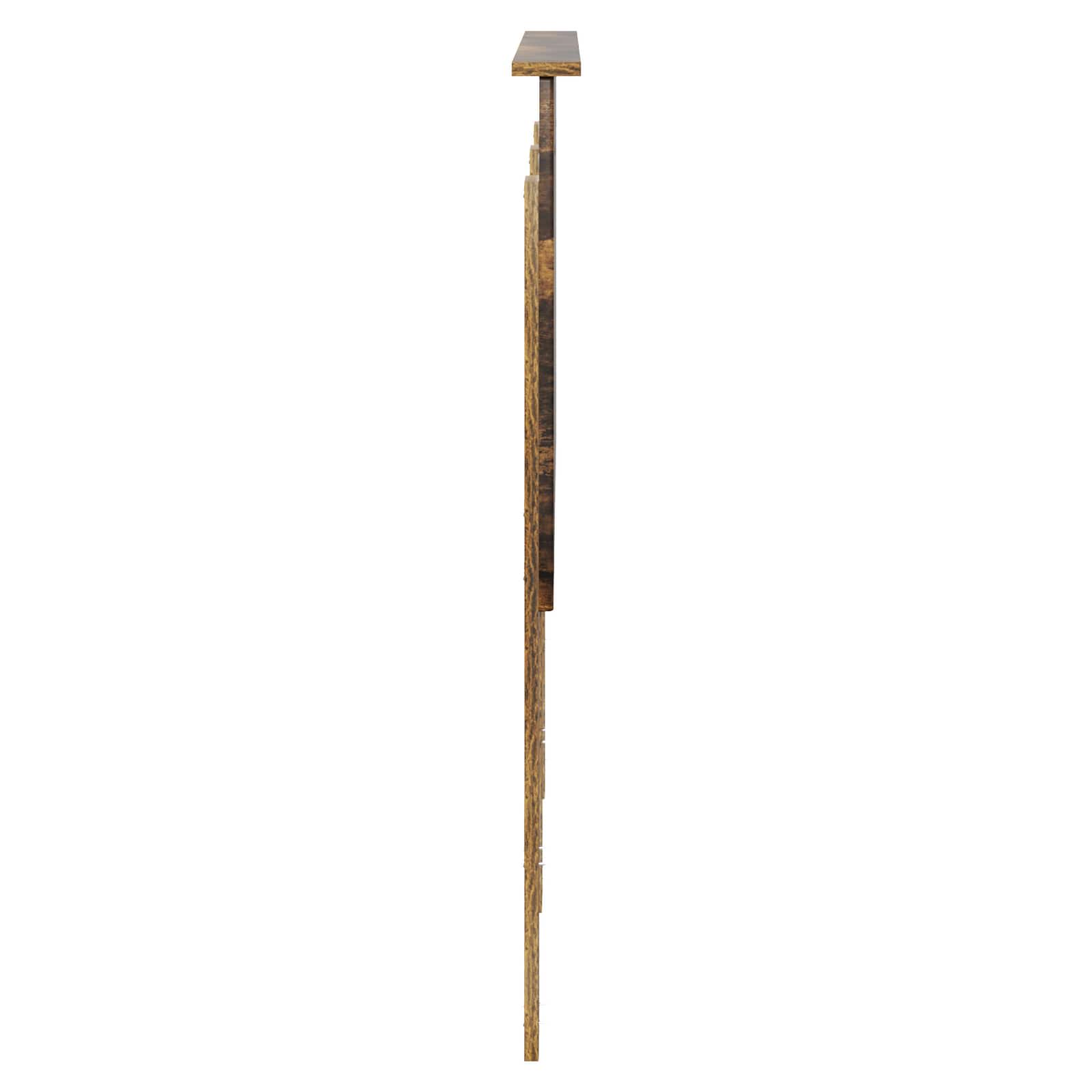 Čelo Postele Uzený Dub 100 Cm Dřevěný Materiál