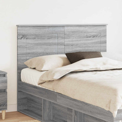 Čelo Postele Šedá Sonoma 100 Cm Dřevěný Materiál
