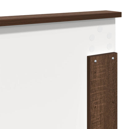 Čelo Postele Hnědý Dub 100 Cm Dřevěný Materiál