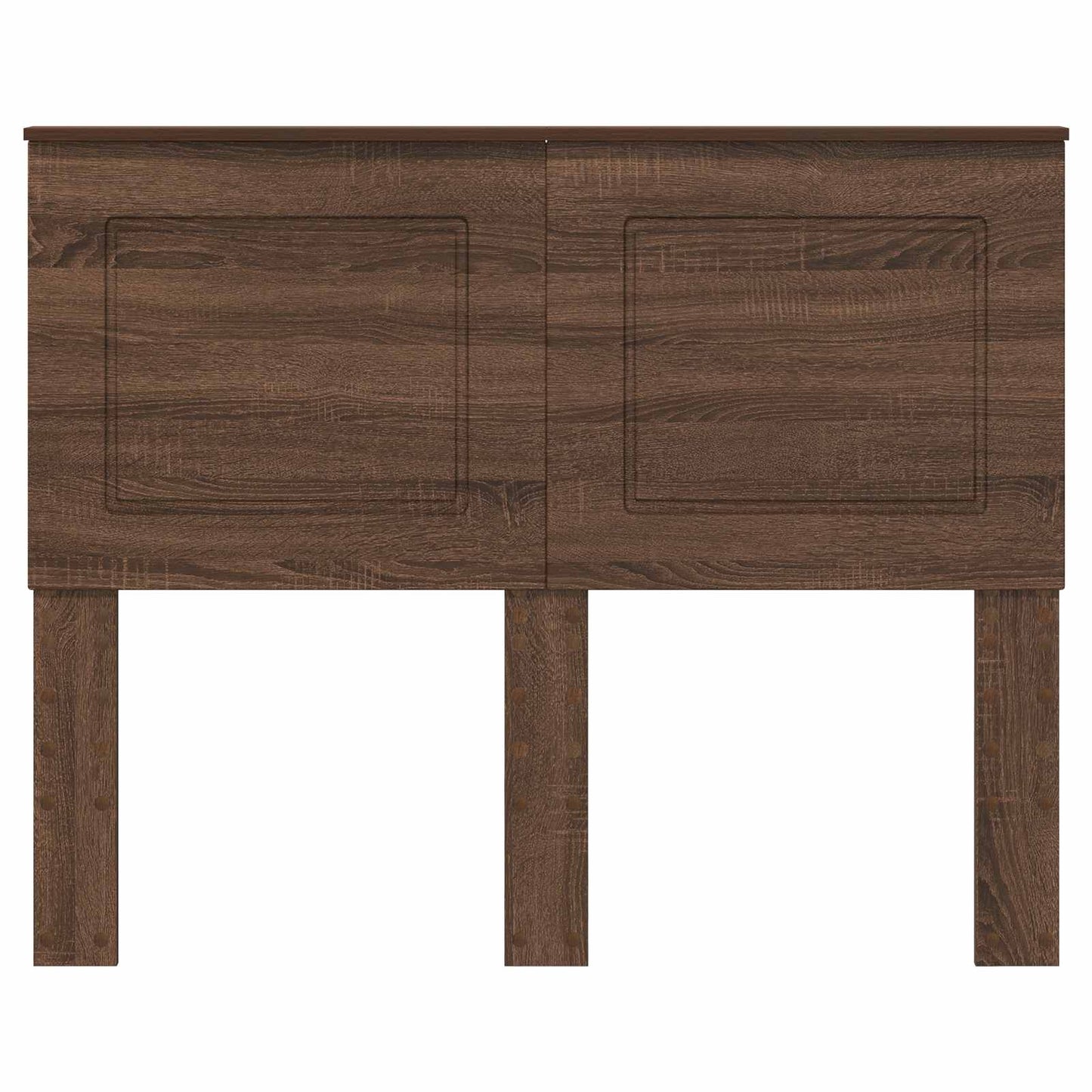 Čelo Postele Hnědý Dub 100 Cm Dřevěný Materiál