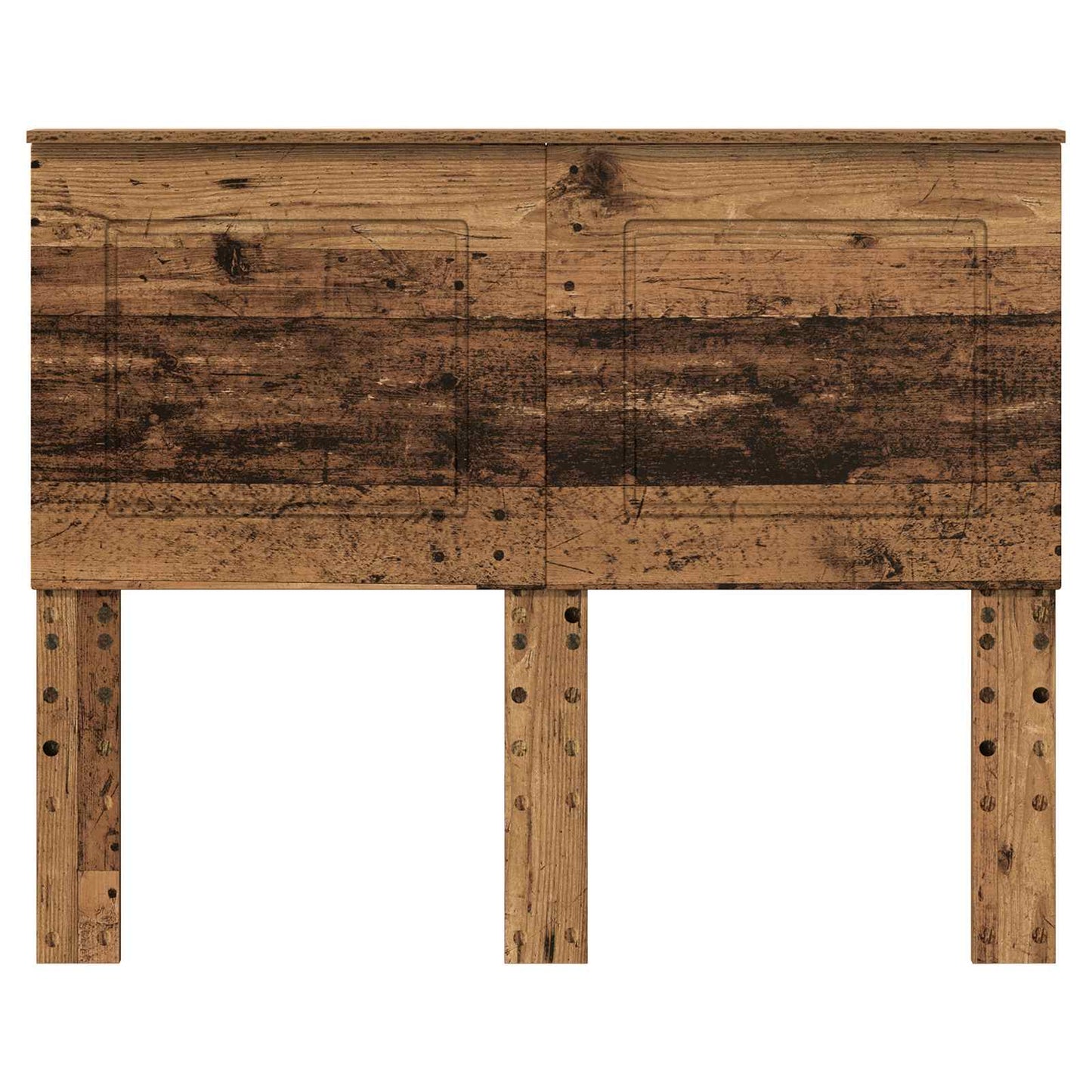 Čelo Postele Staré Dřevo 100 Cm Dřevěný Materiál