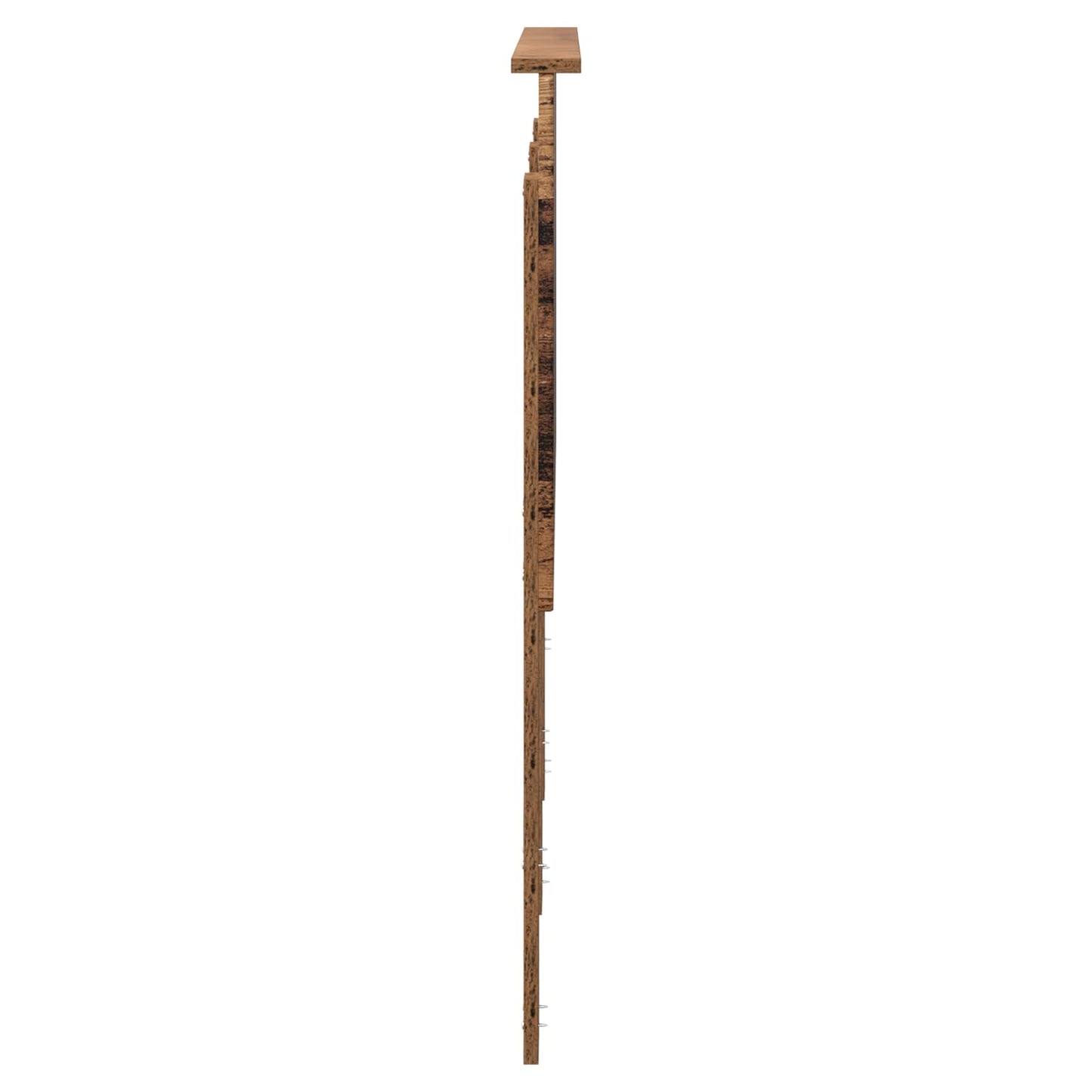 Čelo Postele Staré Dřevo 100 Cm Dřevěný Materiál