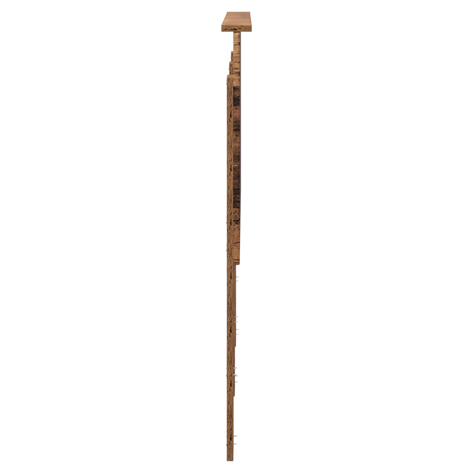 Čelo Postele Staré Dřevo 100 Cm Dřevěný Materiál