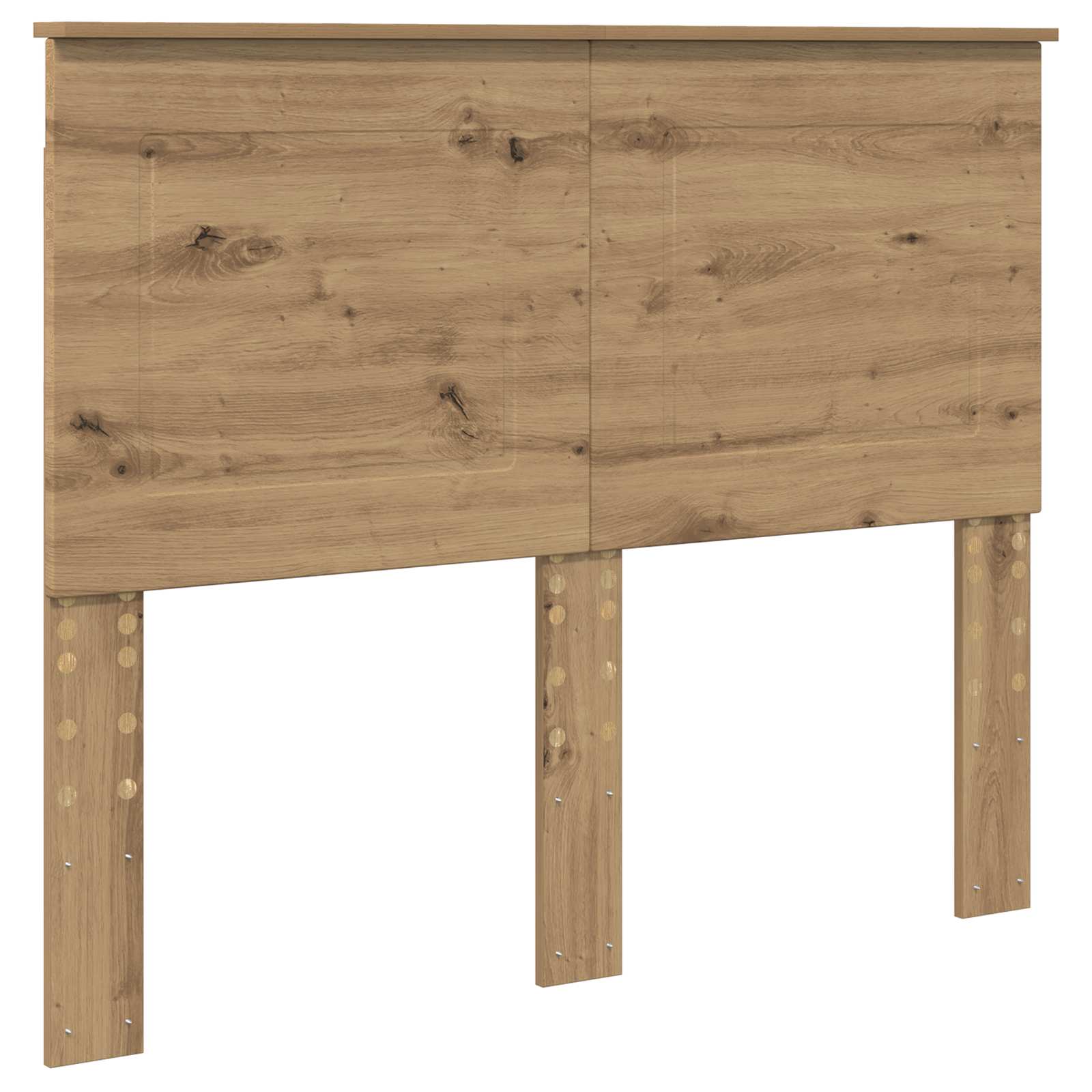 Čelo Postele Řemeslný Dub Dřevěný Materiál
