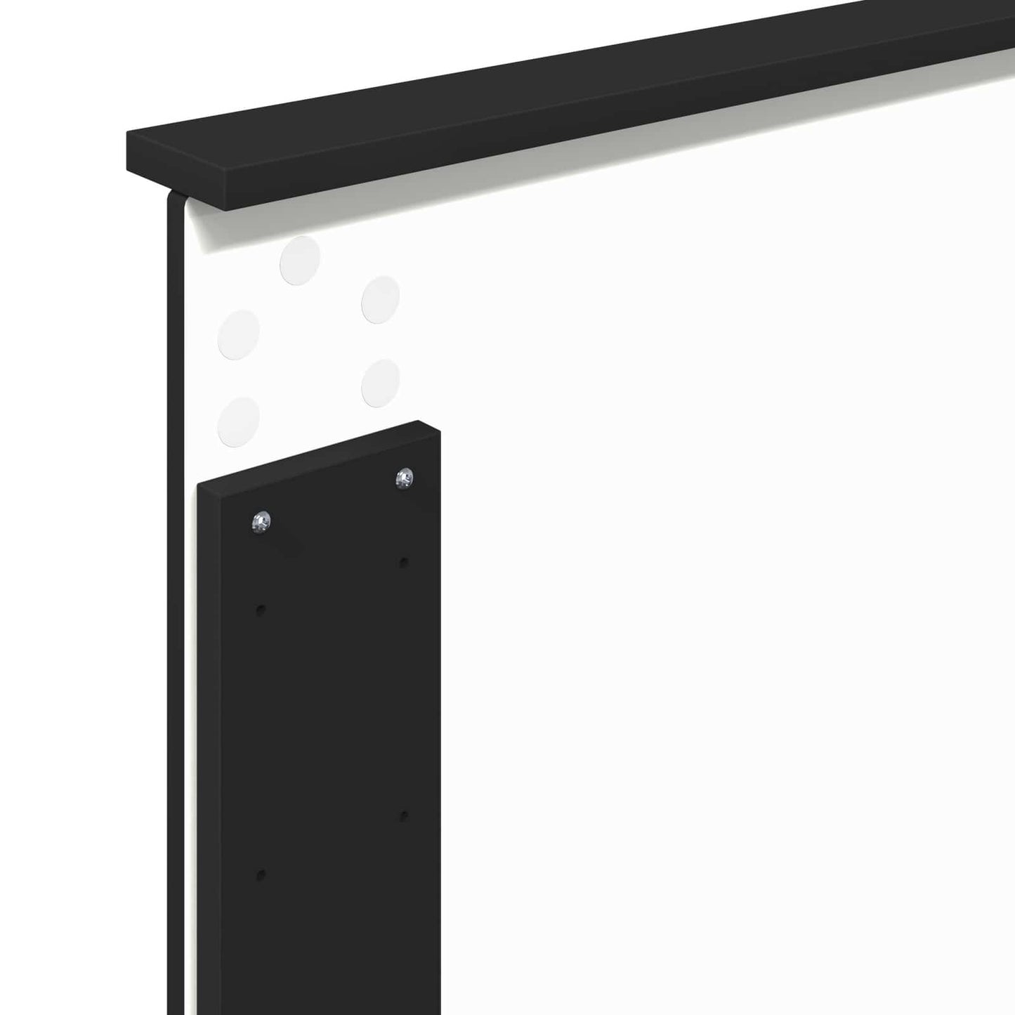 Čelo Postele Černý Dub 100 Cm Dřevěný Materiál