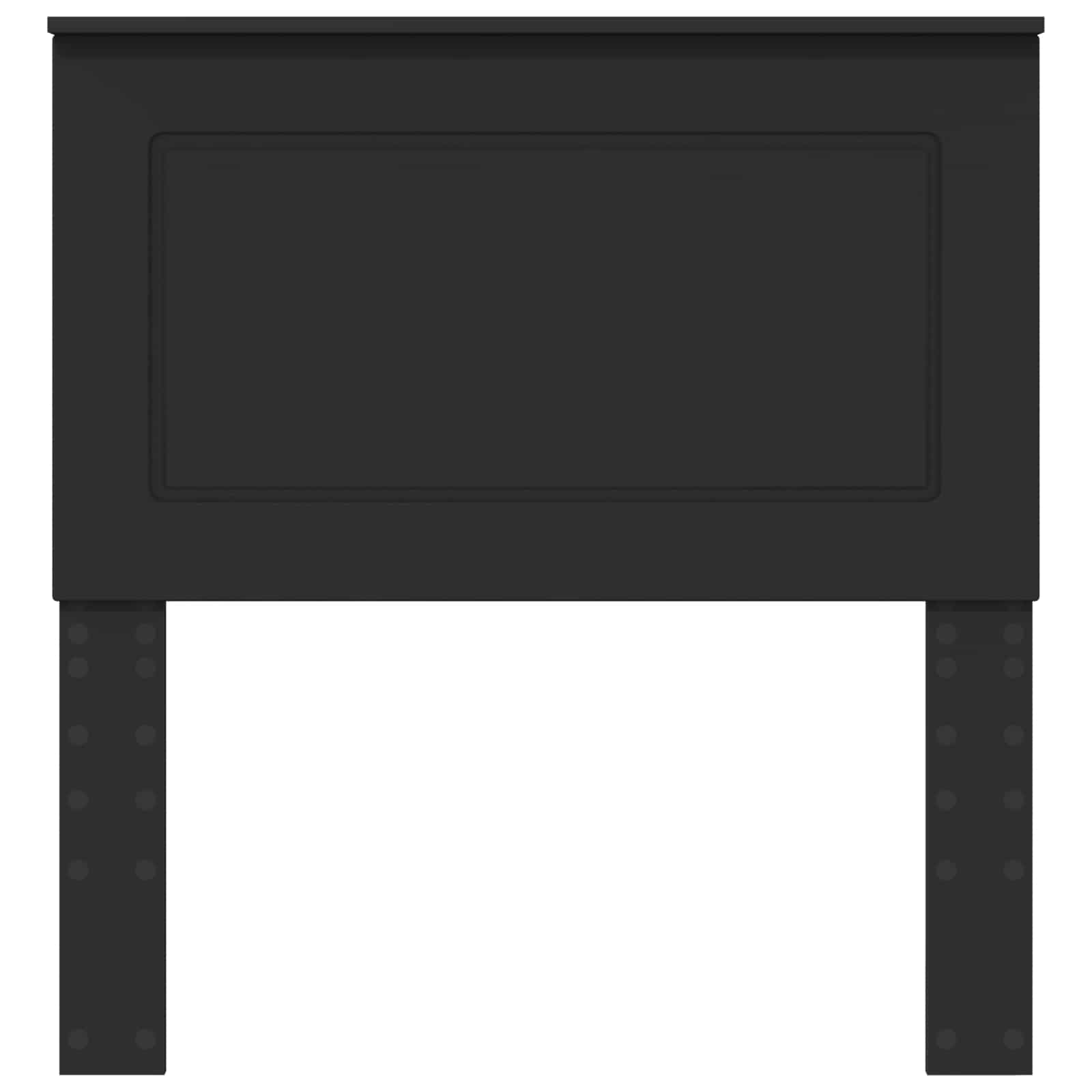 Čelo Postele Černý Dub 100 Cm Dřevěný Materiál