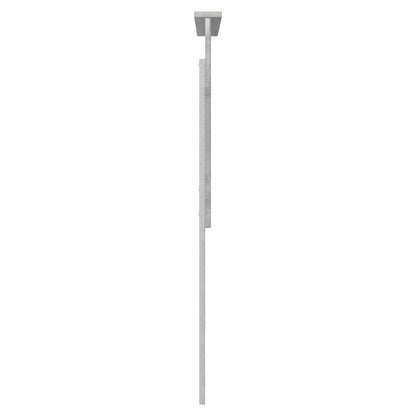 Čelo Postele Betonově Šedá 100 Cm Dřevěný Materiál
