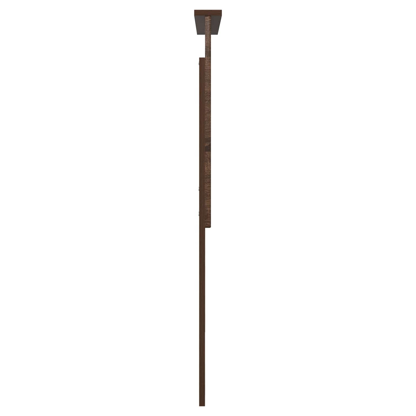 Čelo Postele Hnědý Dub 100 Cm Dřevěný Materiál