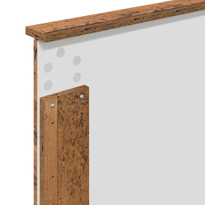 Čelo Postele Staré Dřevo 100 Cm Dřevěný Materiál