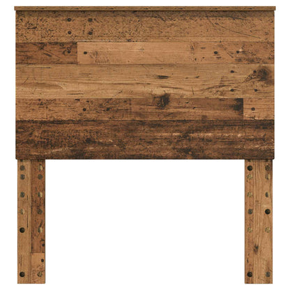 Čelo Postele Staré Dřevo 100 Cm Dřevěný Materiál