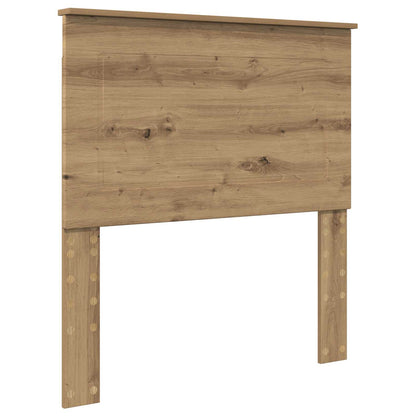 Čelo Postele Řemeslný Dub Dřevěný Materiál