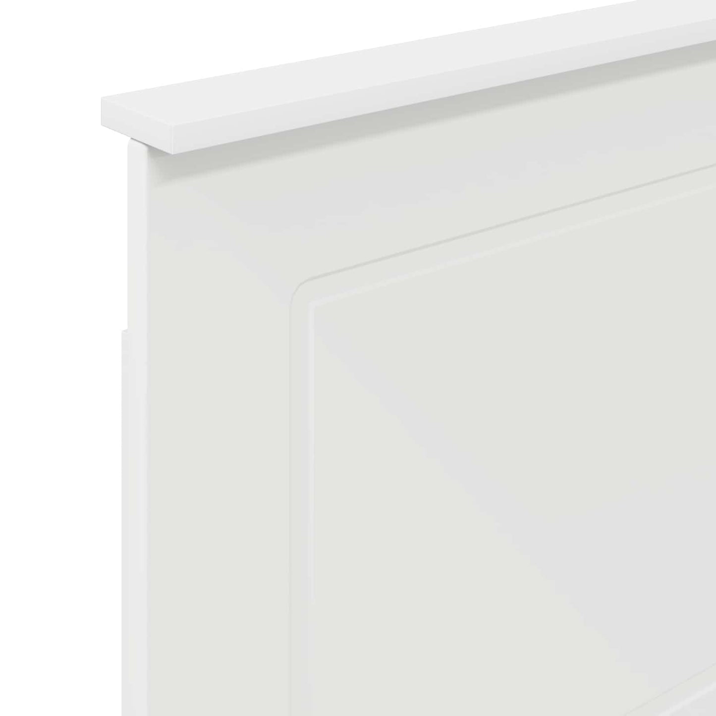 Čelo Postele Bílý 100 Cm Dřevěný Materiál